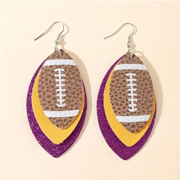 *New* Louisiana State University Inspired Earring - Picture 4 of 4